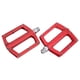 thumbnail image 1 of Pedales de bicicleta de montaña antideslizantes de aleación de aluminio rojo, plataforma liviana y duradera para un mejor agarre, 1 of 8