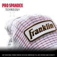 thumbnail image 3 of Franklin Sports MLB Pro Classic Batting Gloves, White/Gold, Adult Small, 3 of 6