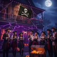 thumbnail image 2 of 3x2 Pirate Flag Decoration, 2 of 4