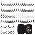 thumbnail image 1 of Kit de herramientas de extracción de terminales Unique Bargains, kit de extractor de pines de terminal de conector de cable negro de 76 piezas, 1 of 7