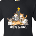 thumbnail image 4 of Inktastic Merry Catmas with Cat Tree and Yellow Star Youth T-Shirt, 4 of 5