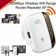 thumbnail image 1 of Repetidor WiFi 300 Mbps, 2,4 GHz, extensor de red de largo alcance, puerto Ethernet, WPS, modo AP, fácil instalación, compatible con todos los dispositivos WLAN) enchufe de la UE, 1 of 5