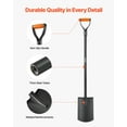 thumbnail image 4 of VEVOR Square Shovel, 48 in Heavy-Duty Flat Shovel, Transfer Shovels with Alloy Steel Blade and Non-Slip D-Handle, Detachable and Easy Storage, for Gardening, Construction, Digging, and Snow Shoveling, 4 of 9