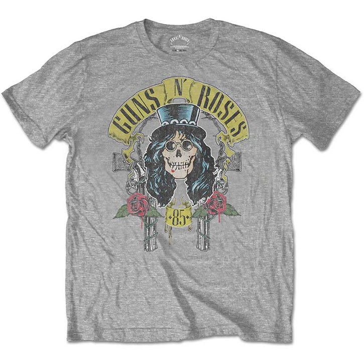 gun and rose t shirt