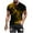 Yellow, variant on KIHOUT Men's Cotton Blend Short Sleeve Crew Neck Tees, Full Graphic Printed T-shirt Athletic Workout Gym T-shirts for Men, Moisture Wicking