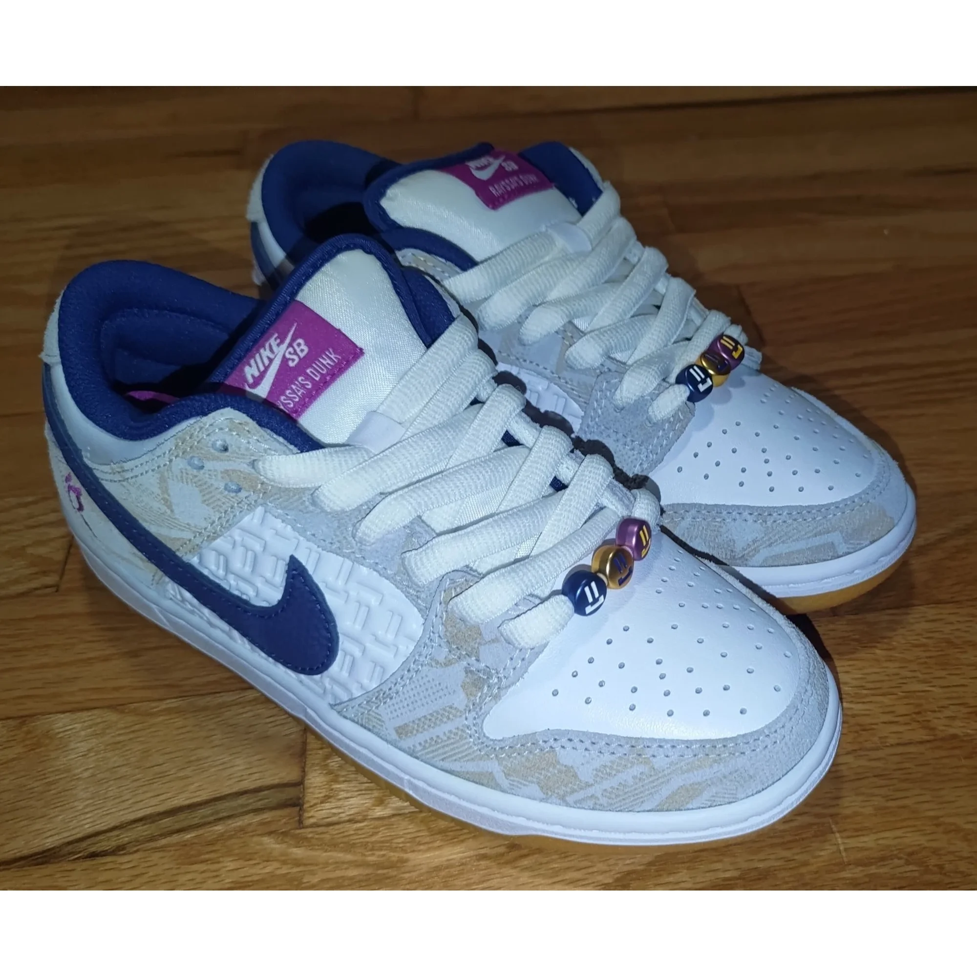 Rayssa Leal Nike SB Dunk Low PRM Pure Platinum Vivid Purple FZ5251 