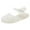 White, variant on Utoimkio Kids Sandals Under $10 Toddler Shoes Baby Girls Cute Fruit Jelly Colors Hollow Out Non-slip Soft Sole Beach Roman Sandals