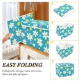 thumbnail image 2 of Yayeee Collapsible Cube Storage Bin with Lid Fabric Closet Decorative Basket with Handles, Small Daisy, 2 of 7