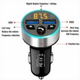 thumbnail image 4 of Kit de Voiture Mains Libres Sans Fil Bluetooth Chargeur USB Émetteur FM F7K0 MP3, 4 of 7