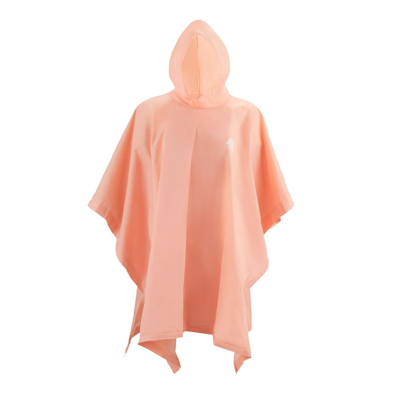 Ozark Trail Eva Rainwear Poncho Youth, Pink, One Size Fits