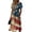 A08-Red, variant on Usa 250th Anniversary Dresses for Women Red White and Blue Print Deep V Neck Dress A Line Sleeveless Summer Party Swing Dress