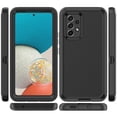 thumbnail image 6 of NIFFPD Samsung Galaxy A53 5G Case with Screen Protector Full-Body Shockproof Phone Case for Galaxy A53 5G Black, 6 of 6