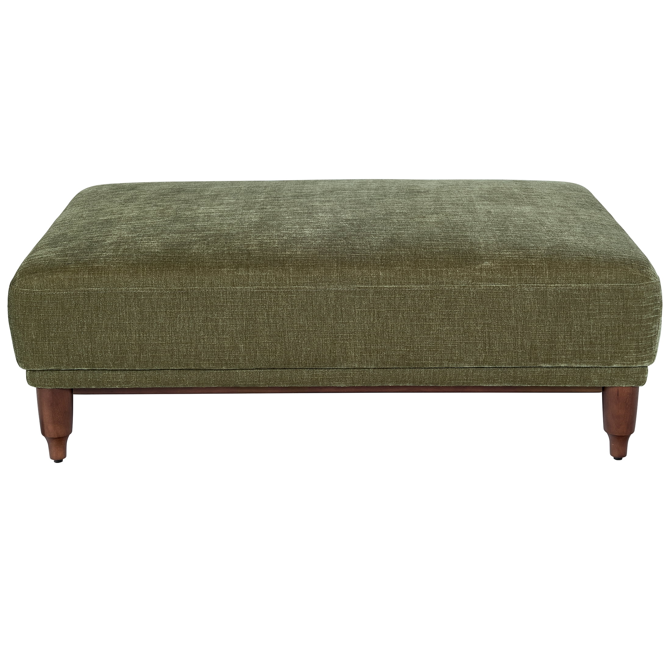 Better Homes & Gardens Ambrose Cocktail Ottoman, Forest Green Velvet