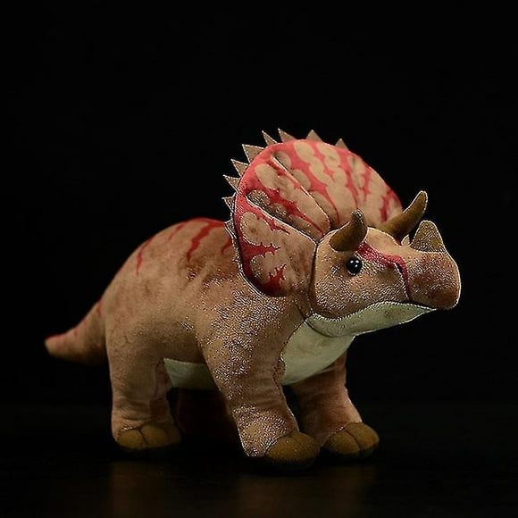 32/38cm Hight Cute Lifelike Triceratops Pentagons Plush Toys Real Life Dinosaur Stuffed Animal Toy Soft Kid Toy