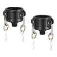 thumbnail image 1 of Unique Bargains IBC Tote Adapter 2' Cam Lock to 3/4' Male Thread, 2 Pack Drain Adapter Fitting, 1 of 5