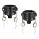 thumbnail image 1 of Adaptador de IBC Tote Uxcell 2" Cam Lock a rosca macho de 3/4" adaptador de drenaje, 1 of 1