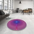 thumbnail image 4 of Ahgly Company Tapis Rectangulaire Lavable en Machine Intérieur Transitionnel Moyen Violet Rouge Rose, 4 Pieds x 6 Pieds, 4 of 7
