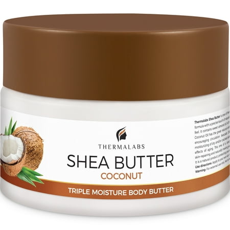 Shea Butter for Body 8.5 Oz, Stretch Marks Removal Cream: Feel Silky Smooth! Moisturizer for Dry Skin, Eczema Treatment, Pregnancy Belly Lotion with Natural & Organic Ingredients & Dead Sea
