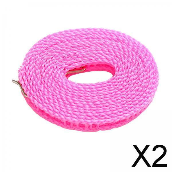 5 tendederos portátiles de viaje con gancho, tendedero elástico para acampar RV para ropa interior, tendedero, accesorios de Camping 2 piezas