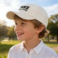 thumbnail image 2 of PEASKJP Toddler Boys Baseball Caps Baby Baseball Cap Infant Sun Hat Cotton Soft Brim Shell Embroidery Toddler Summer Outdoor,Size 3-8 Years, 2 of 5