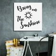 thumbnail image 5 of Epic Graffiti 'Sunshine Stencil Quote'  by Art Licensing Studio Canvas Wall Art, 26" x 26", 5 of 8