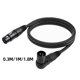 thumbnail image 3 of Cable Micrófono XLR Ángulo Recto 0 3 M A Pines Audio 90 Grados, 3 of 6