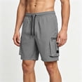 thumbnail image 5 of DayScoop Mens Summer Shorts Fashion Bottoms Casual Workwear Loose Lightweight Breathable Drying Beach Sports Short Pants, 5 of 6