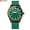 Green, variant on Men's Luxury Sport Watch – Waterproof Silicone Quartz Wristwatch with Auto Date & Fashion Design