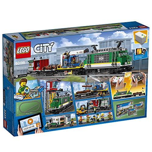 Forventning afkom last LEGO City Cargo Train 60198 Remote Control Train Building Set with Tracks  for Kids, Top Present for Boys and Girls (1226 Pieces) - Walmart.com