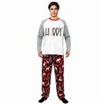 thumbnail image 5 of LuLiaMenton Matching Hubby Wifey Christmas Pajamas Couples Red Plaid Holiday Pjs, Womens L, 5 of 7