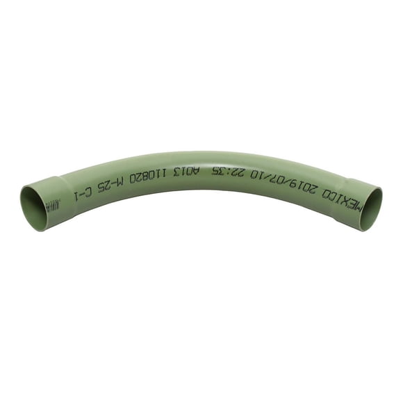 Curva Conduit 90 32 Mm Amanco Verde