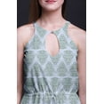 thumbnail image 3 of Bimba Block Women Side Slits Long Casual Halter Maxi Dress Printed Party Wear-XX-Large, 3 of 6