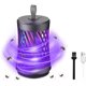 thumbnail image 1 of Lámpara matamosquitos portátil, enchufe USB, descarga eléctrica, trampa para insectos colgante con luz ultravioleta de 360°, para interiores y exteriores, 1 of 4