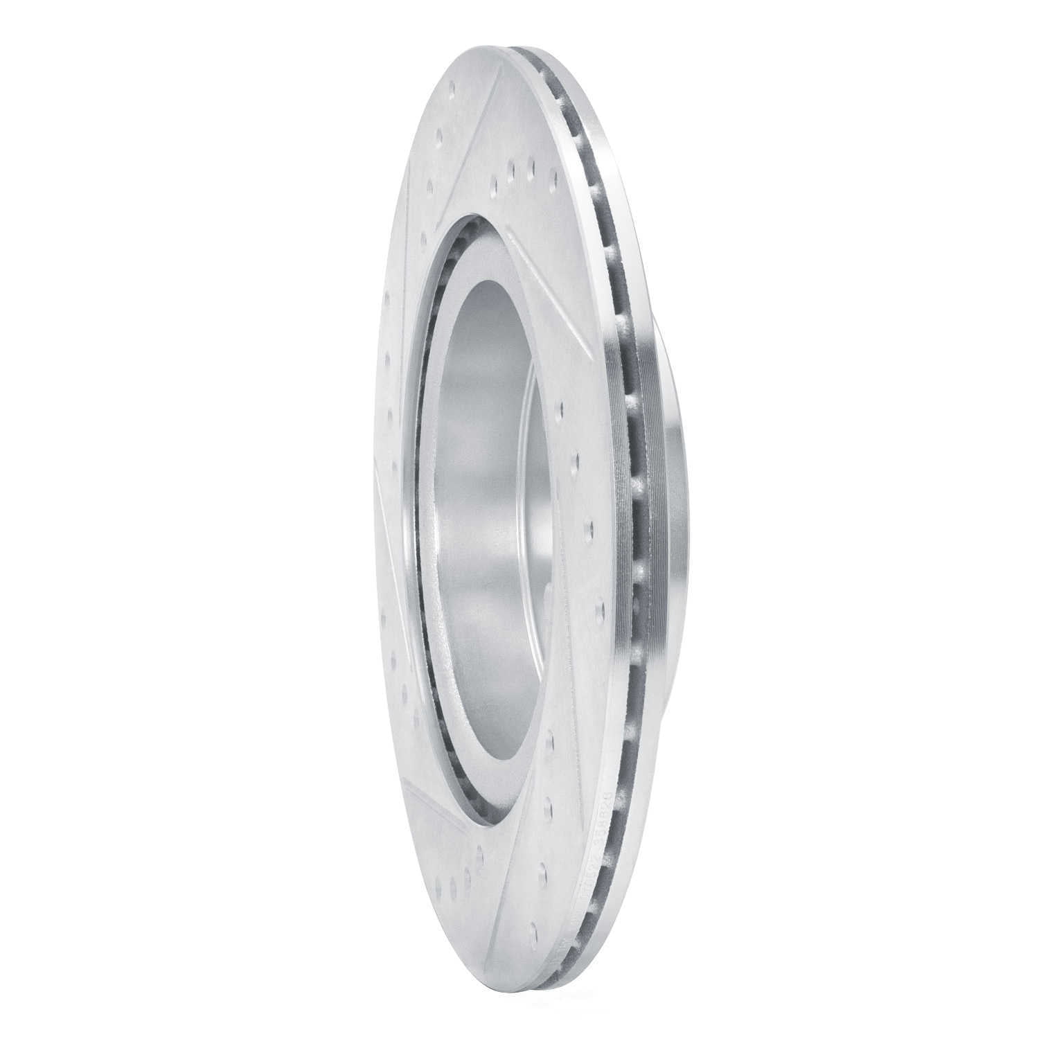 Dynamic Friction Company 631-68019R DFC Brake Rotor - Drilled And Slotted - Silver