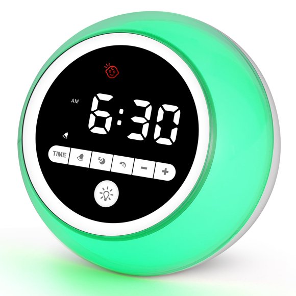 Despertador para niños que pueden despertarse con luz nocturna y temporizador para siestas