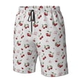 thumbnail image 4 of Cauagu Cherry Berries Print Men's Swim Trunks,Hawaiian Bathing Suit Swimsuits Beach Shorts with Pockets for Men Quick Dry Swimming Board Shorts-3X-Large, 4 of 6