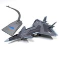 thumbnail image 4 of 1:72 Scale Simulation Aircraft Fighter J-20 Model Camouflage Children Alloy Airplane Fighter Model Toys, 4 of 9