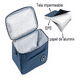 thumbnail image 5 of Bolsa Lonchera Térmica Para Trabajo Escolares Hombre Y Mujer Azul, 5 of 5