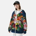 thumbnail image 5 of Easygdp Summer Birds and Flowers Lightweight Long Sleeve Sun Shirt Sports long-Sleeved Sun Protective Clothing, Quick Drying Breathable - X-Large, 5 of 9