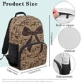 thumbnail image 7 of KUIFORTI Brown Camo Bow Large Capacity Kids Backpack Boys School Bag with Side Pockets Multiple Storage Pockets for Elementary Primary Middle Back to School Supplies, 7 of 7