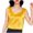 Yellow, variant on Uaswgudfs Womens Sleeveless Tank Top Female Cami Tank Shirt Loose Silk Satin V Neck Summer Vest Casual Basic Shirts 2025