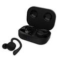 thumbnail image 4 of Auriculares deportivos inalámbricos perfecl con gancho para oreja Negro, 4 of 7