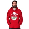 thumbnail image 5 of Funny Xmas Dear Santa Define Naughty Unisex Plus Fleece Graphic Hoodie Brisco Brands 3X, 5 of 6
