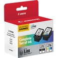 thumbnail image 3 of Canon PG-275XL CL-276XL Ink Cartridges, Black, Tri-Color, 2-Pack (4981C008) (Sold Without Manufacturer Warranty), 3 of 11