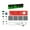 Green light square d, variant on Light Sound Reactive Rhythm Lamp And Dot Matrixes Clock DIY Welding Training Kit