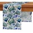 thumbnail image 3 of Vargottam Twill Cotton Table Runner Premium Ship Print Table Decor Soft & Durable, 14-Inch Wide Machine Washable For Boho, Farmhouse, Rustic Interiors, 3 of 6