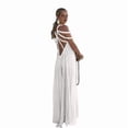 thumbnail image 3 of Women'S 2024 Summer Rope Knot Halter Party Dress White One size, 3 of 9