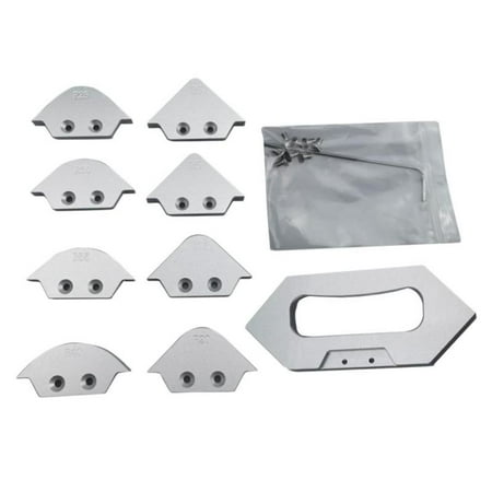 

8 Corners Flexible Trimming Chamfering Tool Aluminum Alloy Tool Set