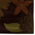 thumbnail image 3 of Linon Florence Begonia New Wool 5'x7' Rug in Burgundy and Wine, 3 of 6