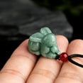thumbnail image 4 of Wealth and Good Luck - Grade A Natural Jade Rabbit Necklace - Exquisite Charm for Prosperity and Fortune - Beautiful Jewelry Gift for All, 4 of 5